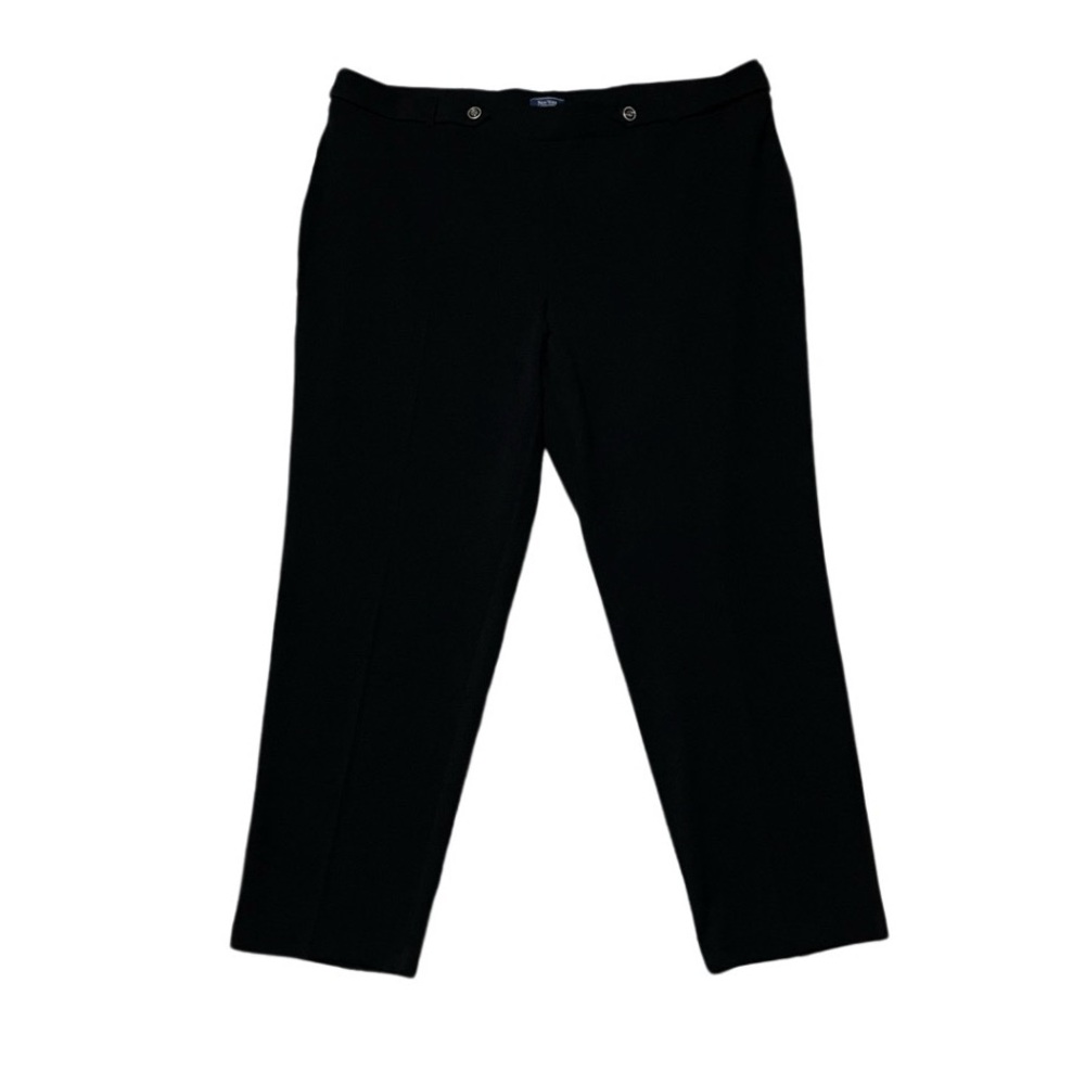 NWT 24W Plus Size New York Clothing Co. Formal Business Casual Black Dress Pants
